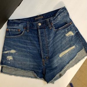 Abercrombie and Fitch distressed Jean Shorts 27